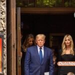 Trump steht bei der Beerdigung von Ivana Trump im Mittelpunkt