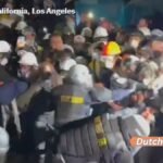 UCLA-Demonstranten werden verhaftet, als die Polizei ein Lager räumt