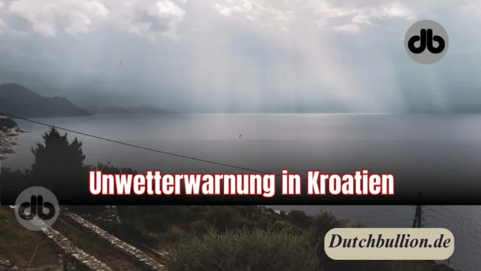 Unwetterwarnung in Kroatien