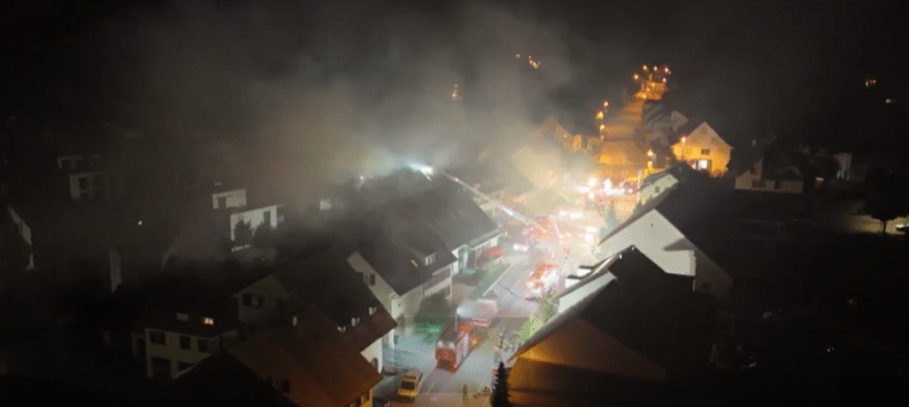 Verheerender Brand im Restaurant „Adler“ in Gipf-Oberfrick AG
