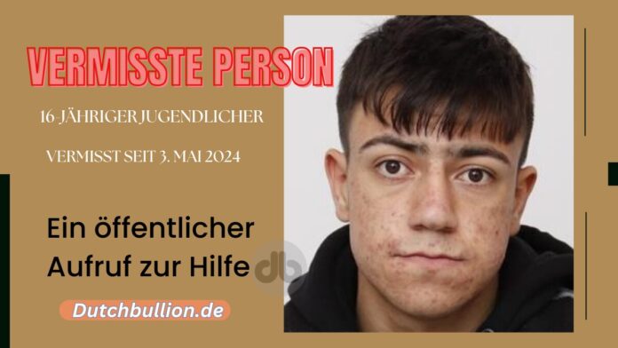 Vermisster 16-jähriger Jugendlicher