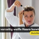 Wie man vorzeitig weiße Haare loswird