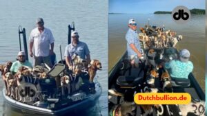 Zwei Freunde retten 38 Hunde aus dem See