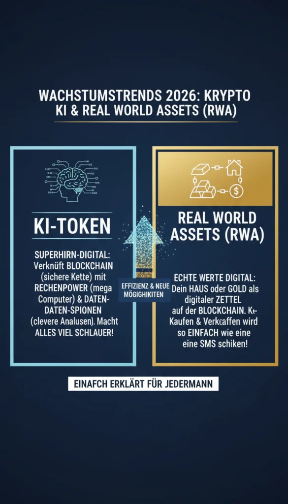 Infografik zum Bitcoin-Halving-Zyklus und der historischen Zeitverzögerung. Die Grafik erklärt, dass nach dem Halving im April 2024 das Angebot sinkt, es jedoch meist 12 bis 18 Monate dauert, bis die steigende Nachfrage den Preis auf einen neuen Markthöhepunkt treibt, der hier für 2025 oder 2026 prognostiziert wird.