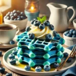blaue Waffel
