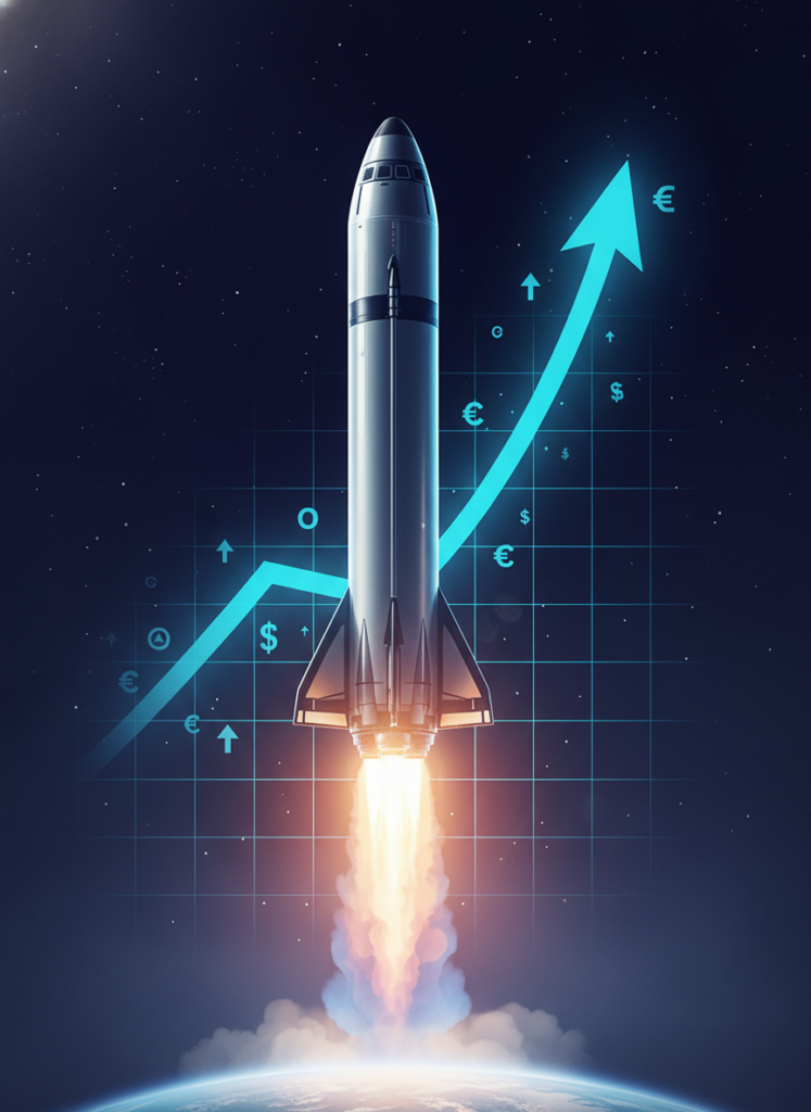 der einfluss von starship auf das vermgen von elon musk dari