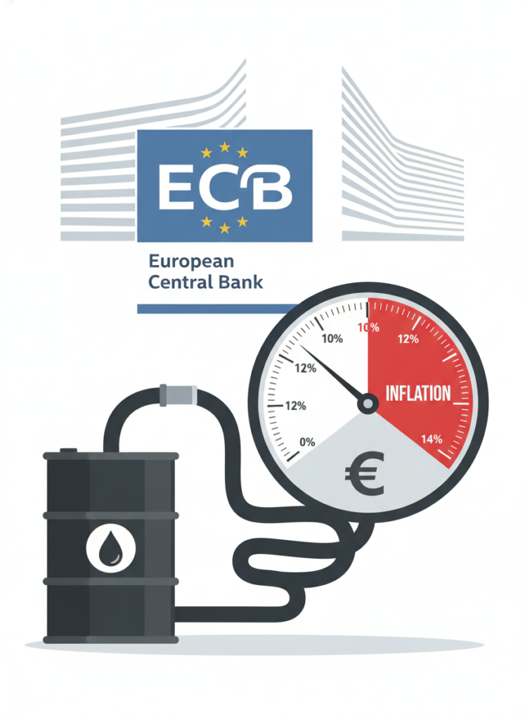 Breaking: EZB Zinssenkungssignale nach Iran-Schock – Was Familien jetzt wissen müssen 1 Illustration des Zusammenhangs zwischen Ölpreis, Inflation und EZB-Politik