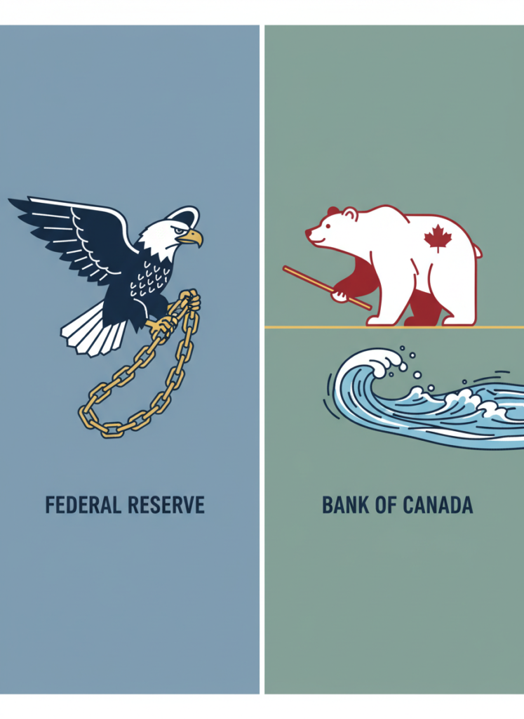 Vergleich der wirtschaftlichen Dynamik zwischen USA und Kanada