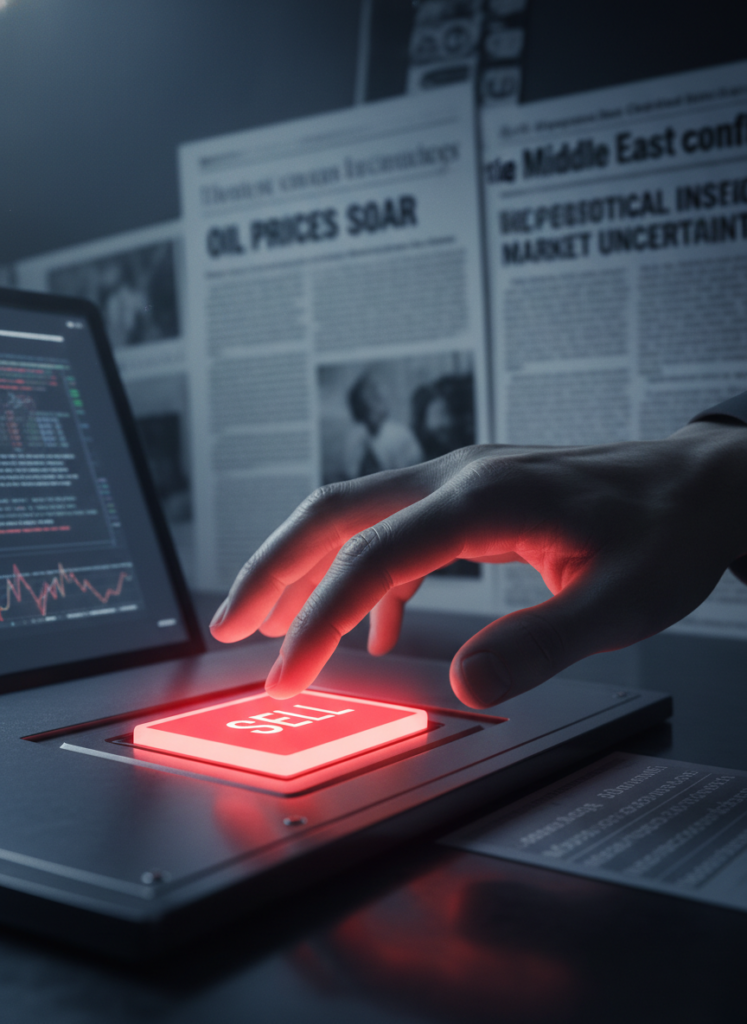 BREAKING: Nahost-Krise 2026 – Warum Investoren jetzt in Gold flüchten 1 Symbolbild für Investorenangst und den psychologischen Druck während einer geopolitischen Krise.