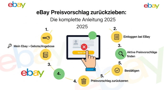 eBay Preisvorschlag zurückziehen Die komplette Anleitung 2025