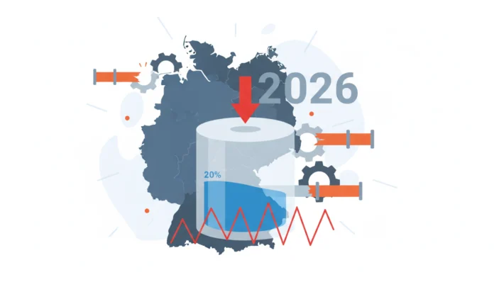 Gasspeicherfüllstände 2026: Steuert Deutschland auf eine neue Gaskrise zu?Gasspeicherfüllstände 2026: Steuert Deutschland auf eine neue Gaskrise zu?