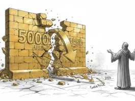 Der 5.000-Dollar-Widerstand bricht: Eine goldene Mauer zerfällt, während der Goldpreis 2026 plötzlich kapituliert.