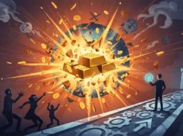 Explodierender Goldpreis 2026 versetzt Menschen in Panik, ein Anleger wählt besonnen den rationalen Weg zum Ziel.