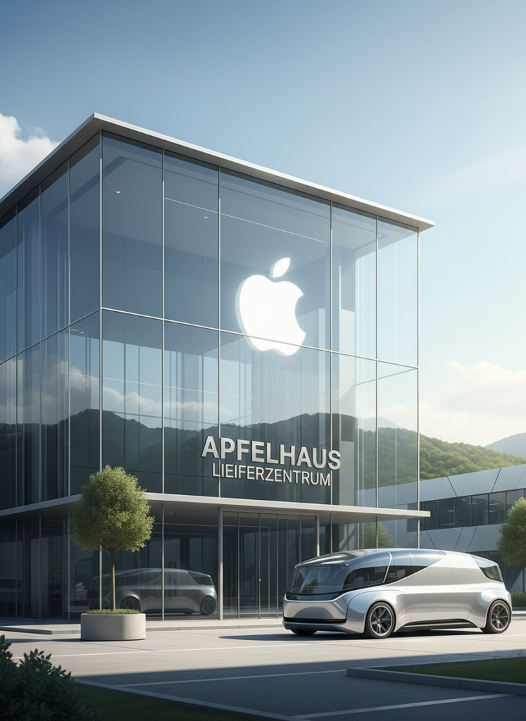 Apple Auslieferungszentrum für Fahrzeuge in Deutschland