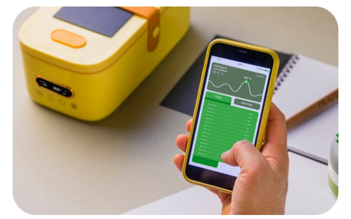heated lunchbox app