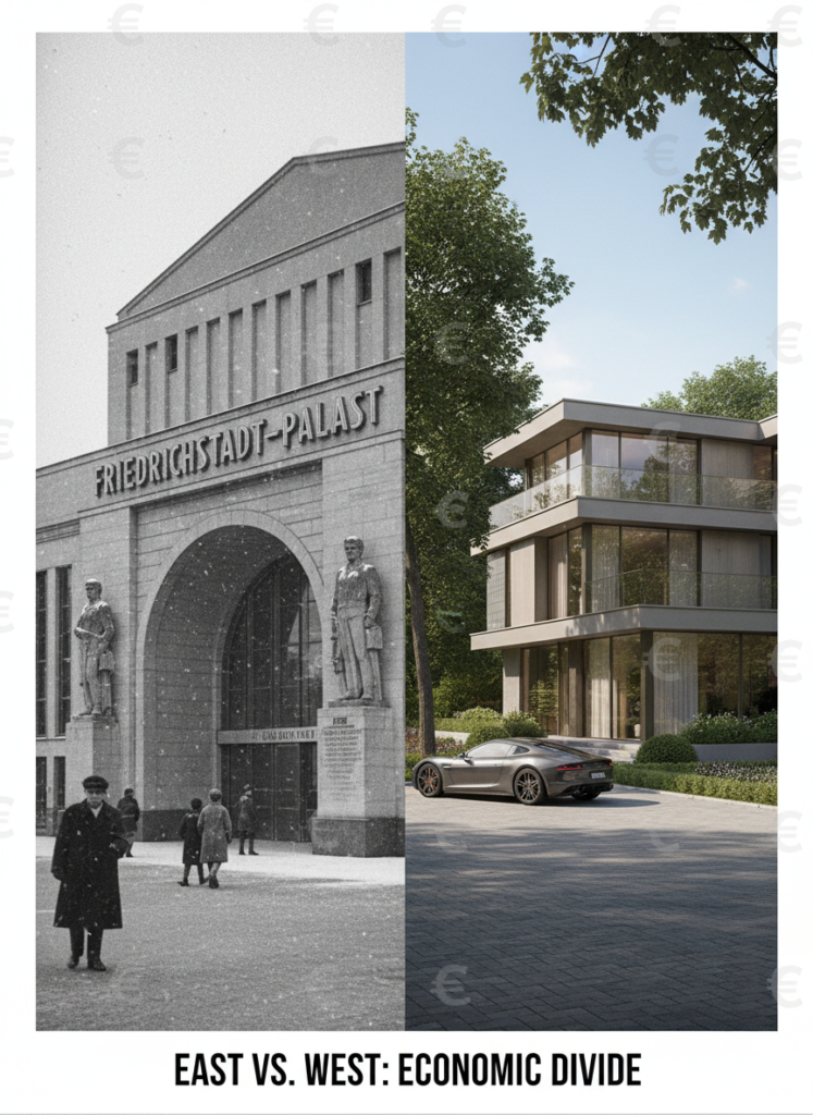 Gagenvergleich DDR und Immobilienbesitz BRD von Angelica Domröse