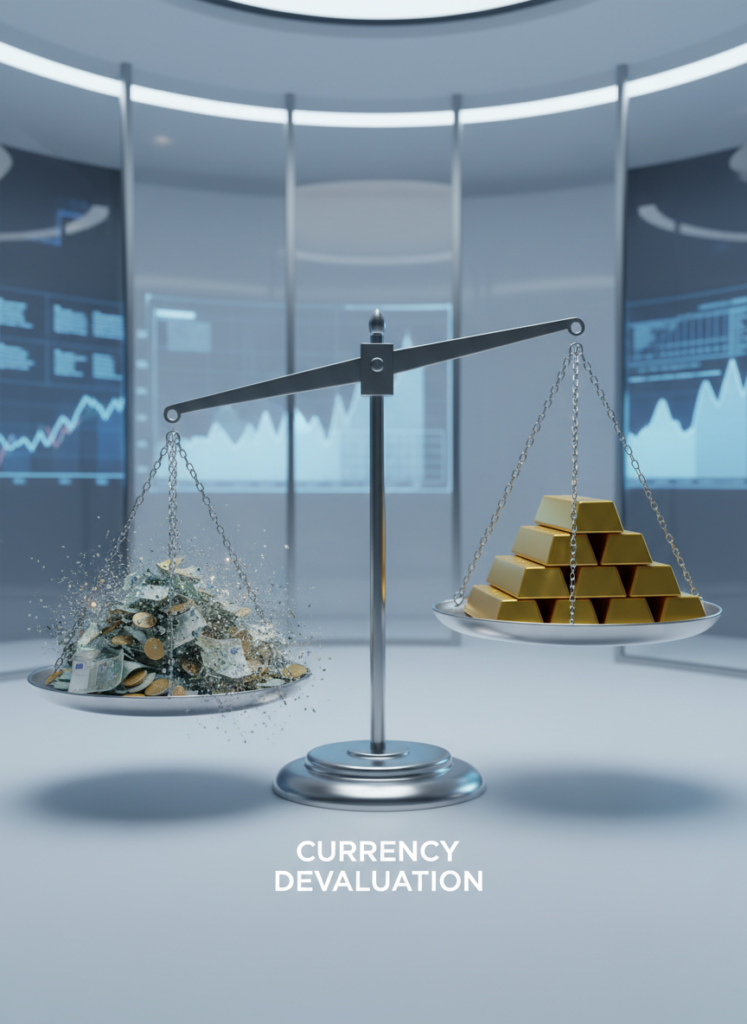 Fig 1: Symbolbild: Euro verliert an Wert gegenüber stabilen Goldbarren, Prognose 2026 (Filename: symbolbild-euro-verliert-an-wert-gegenber-stabilen-2026-03-04-doak.webp)
