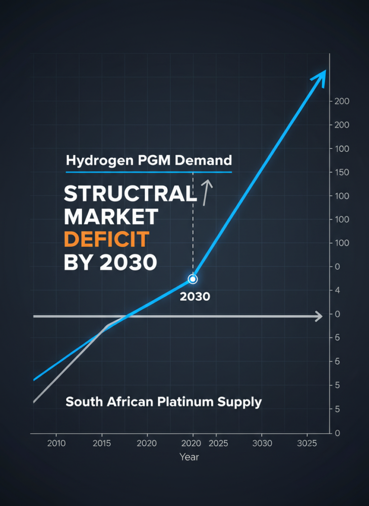 Fig 1: Angebot und Nachfrage Chart für Platin in der Wasserstoffwirtschaft bis 2030


