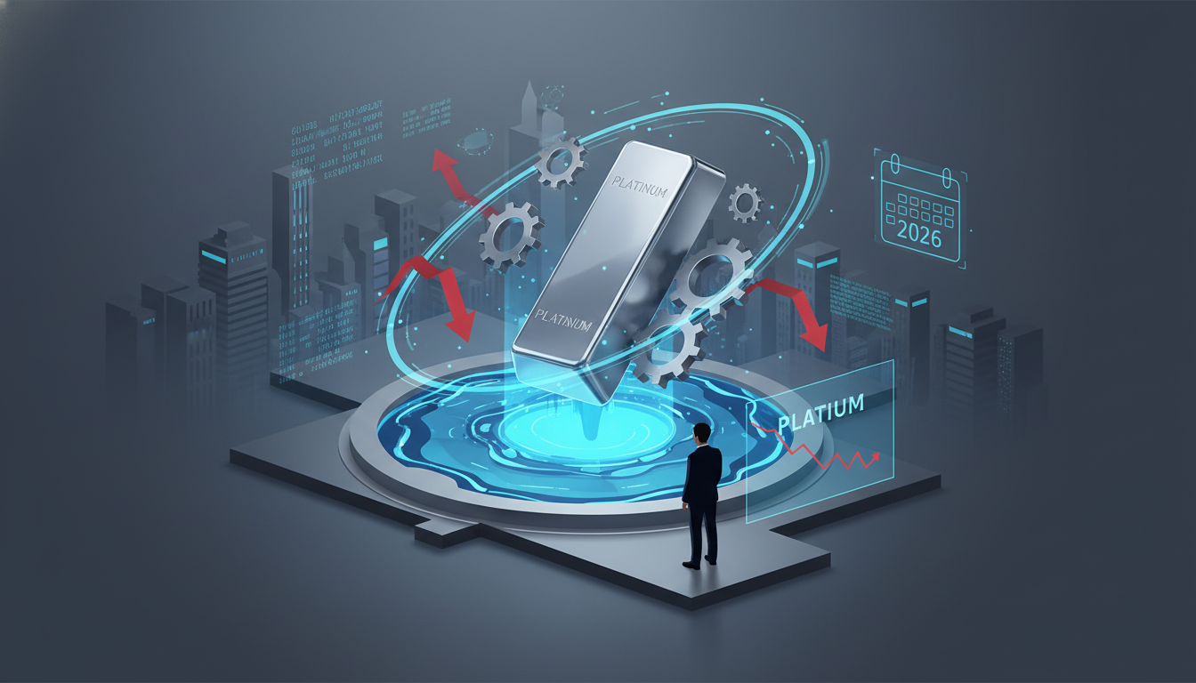 platinum-market-deficit-investor-outlook-2026.webp Platin-Barren über digitalem Portal mit Marktpfeilen zeigt das Platinmarkt Defizit für Anleger im Jahr 2026.