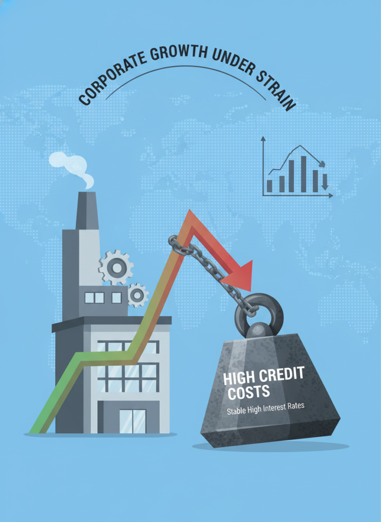 Breaking: EZB Zinssenkungssignale nach Iran-Schock – Was Familien jetzt wissen müssen 3 Grafik zur Belastung von Unternehmen durch hohe Kreditkosten