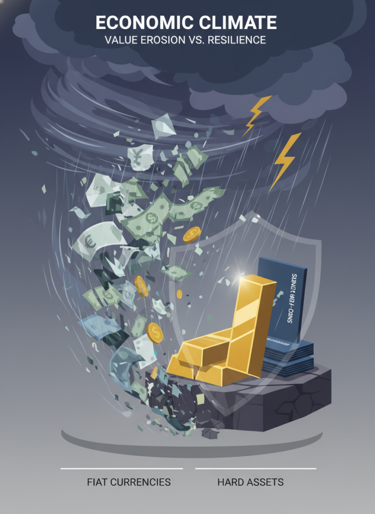 Fig 3: Sichere Häfen wie Gold und kurzlaufende Anleihen während der Marktturbulenzen