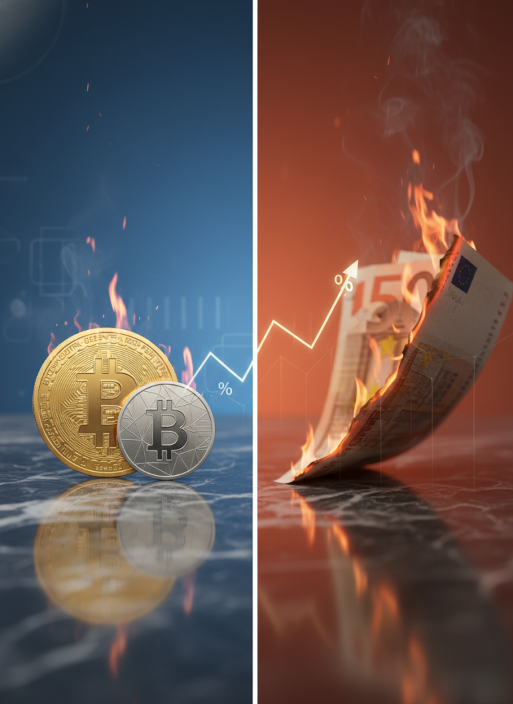 Welchen Einfluss hat der Iran-Krieg auf die weltweite Inflation? Analyse 3 Gold und Bitcoin im Vergleich zu inflationärem Fiatgeld