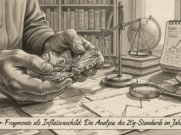 Silber-Fragmente als Inflationsschild: Hände prüfen den 20g-Standard inmitten von Analysen für das Jahr 2026.