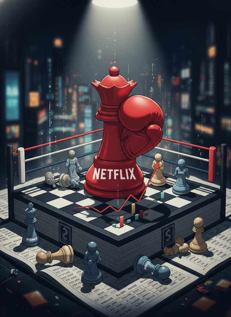 Netflix im Wettbewerb mit traditionellen Medienunternehmen