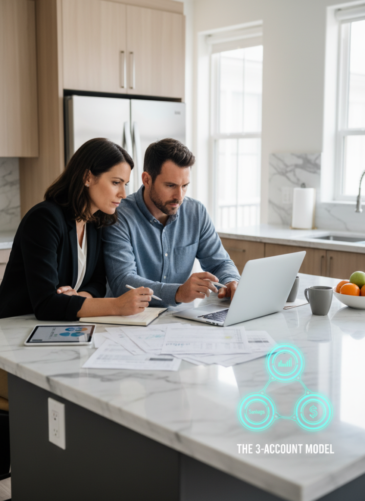 Paar plant gemeinsam die Finanzen am Laptop Fig 2: Paar plant gemeinsam die Finanzen am Laptop