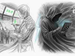 Der gläserne Anleger vor Kurscharts im Vergleich zum Ghost-Mode für die anonyme Watchlist im Schatten.