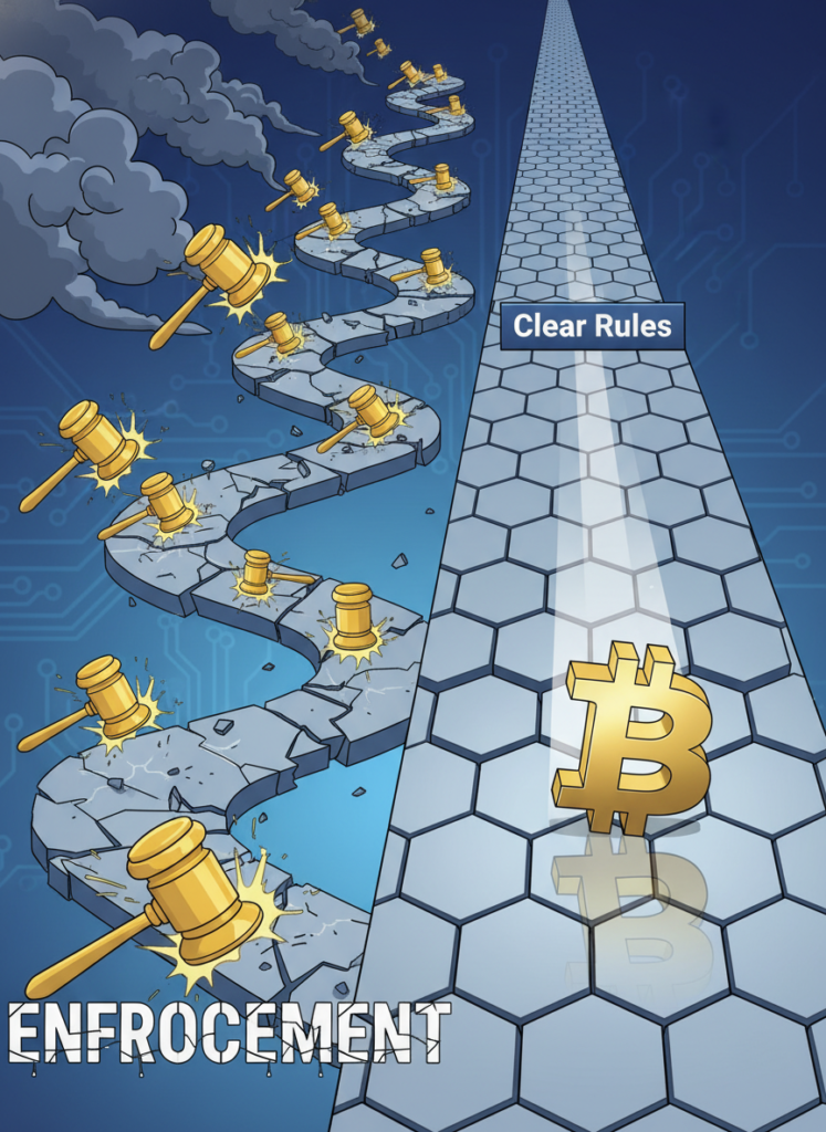 was ist der unterschied zwischen der krypto regulierung von 9ayb