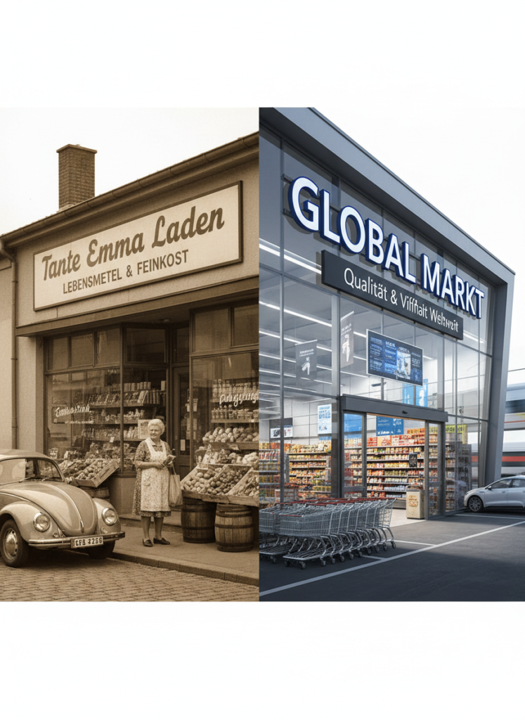 Entwicklung des ersten Lidl Marktes zum globalen Handelsimperium